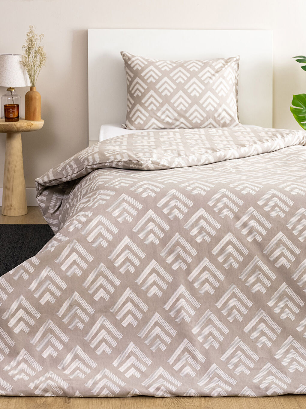 Patterned Single Bed Duvet Cover Set