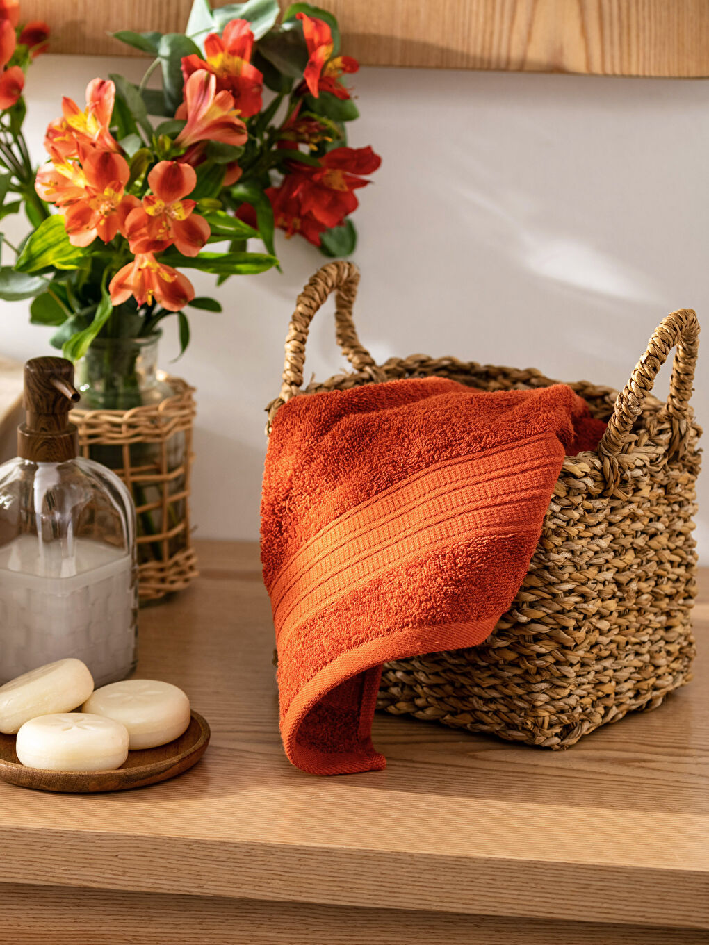 Обычное хлопковое полотенце для лица 50x80 см