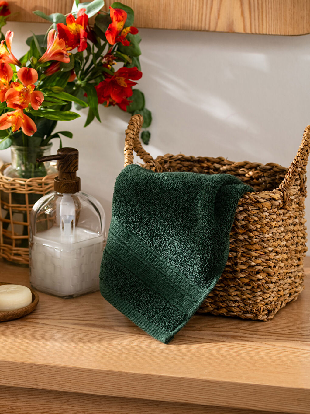 فوطة يد قطن سادة 30x50 سم-1