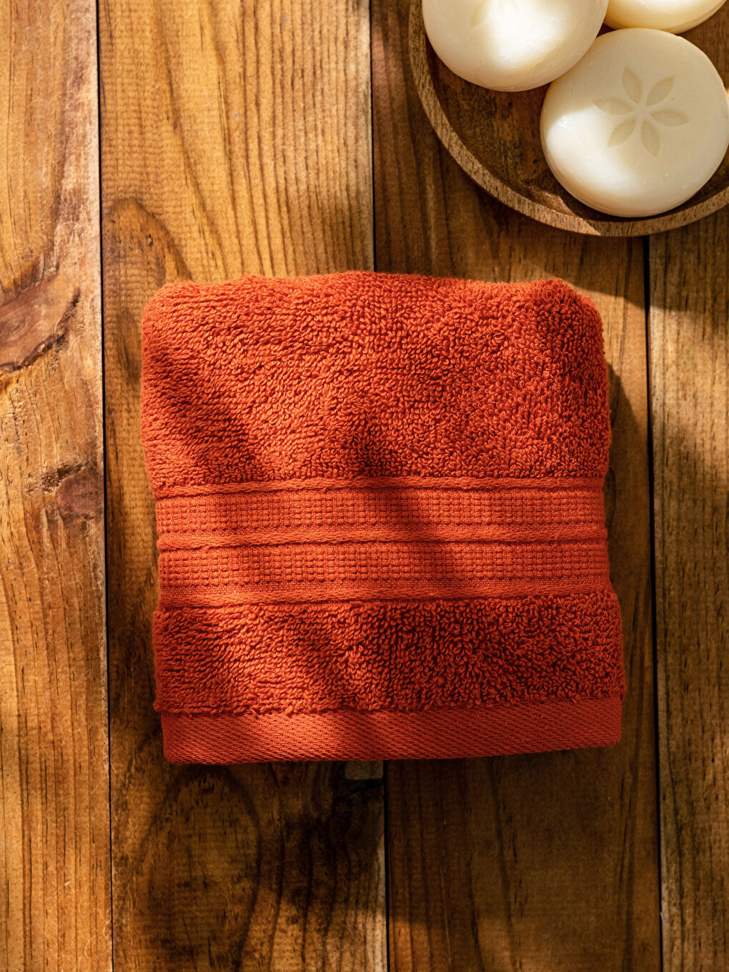 Serviette d'invité en coton uni 30x50 cm-2