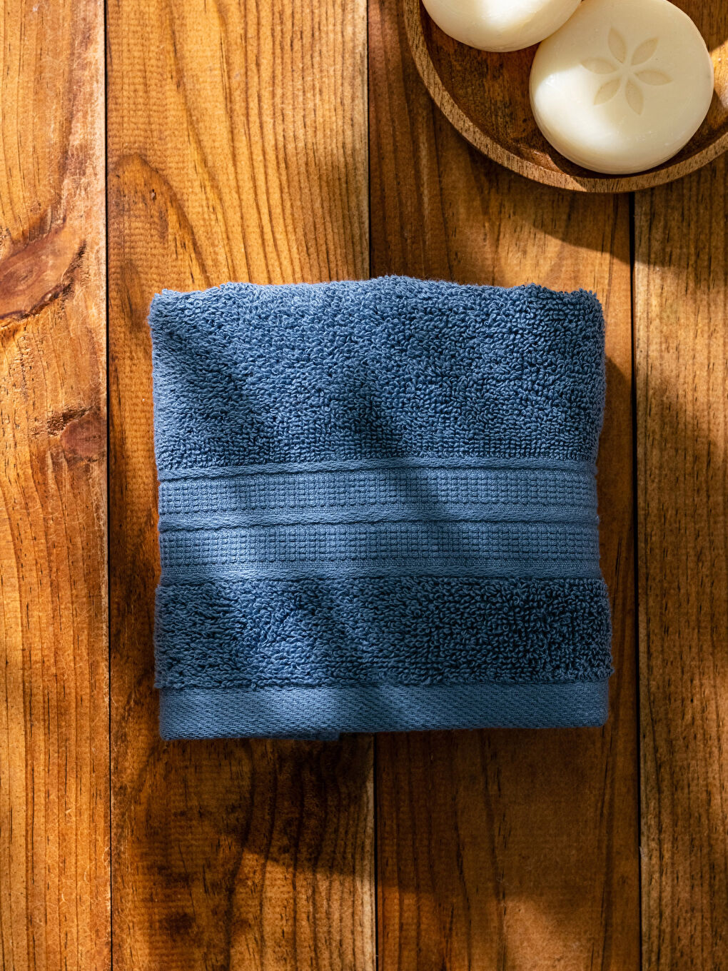 Serviette d'invité en coton uni 30x50 cm-2