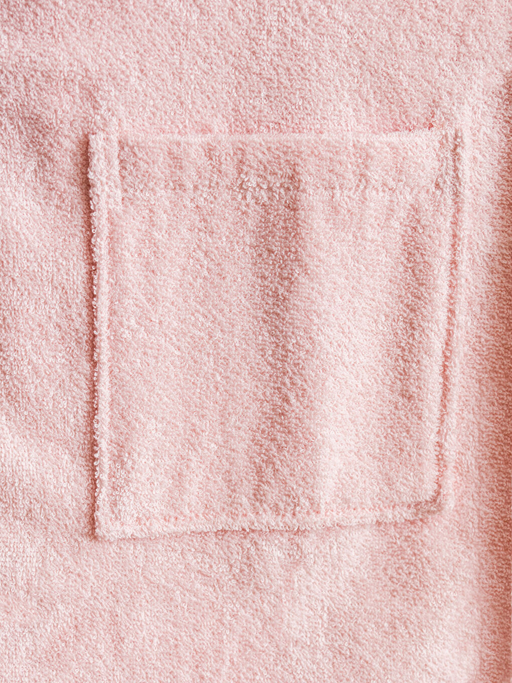 Plain Cotton Shawl Collar Women's Bathrobe-3