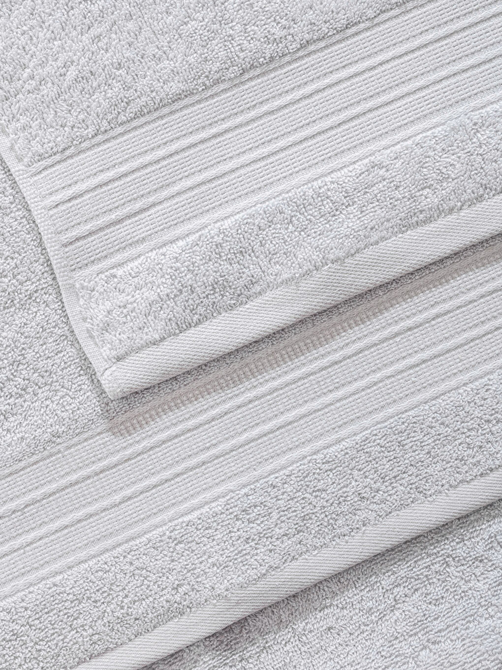 مجموعة فوط حمام قطن سادة - مجموعتين-3