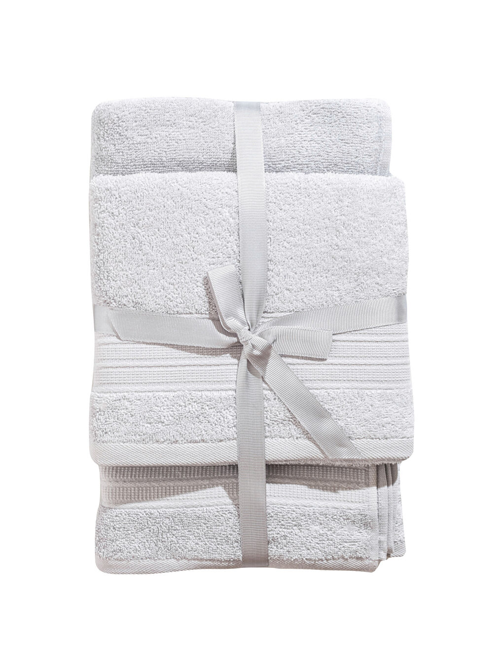 مجموعة فوط حمام قطن سادة - مجموعتين-4