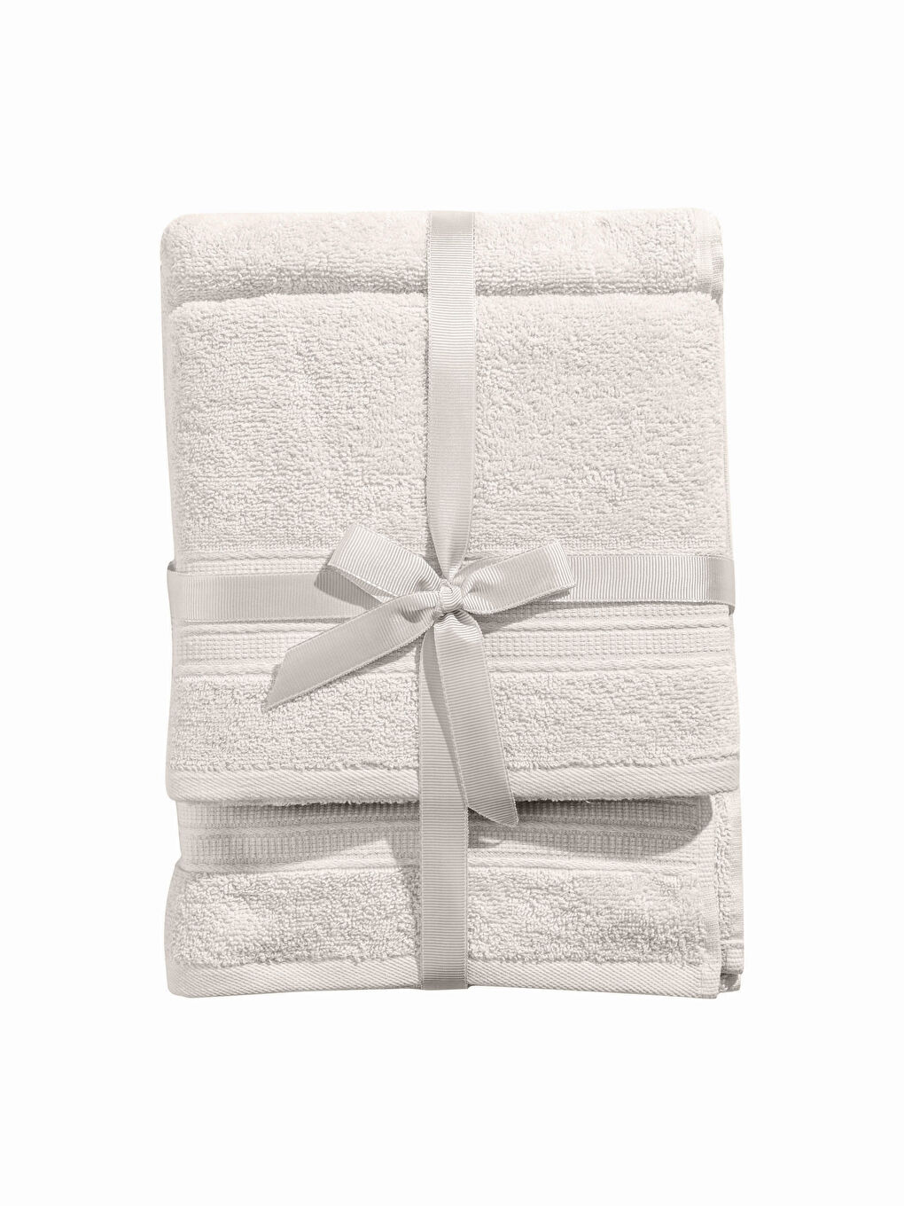 Plain Cotton Bath Towel Set of 2-4