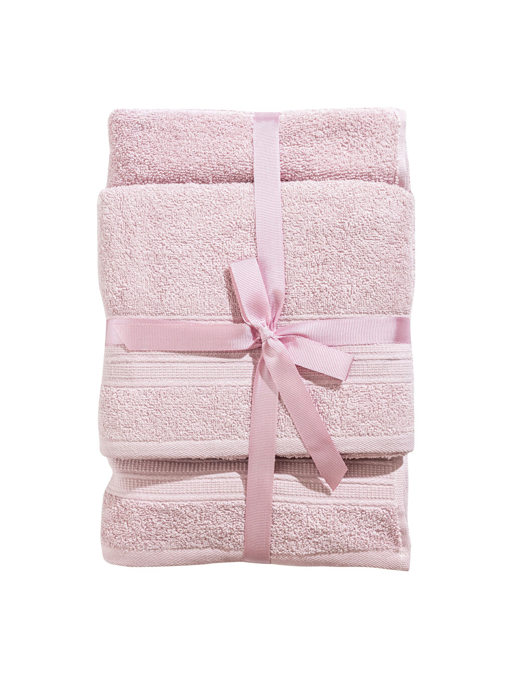 Plain Cotton Bath Towel Set of 2-4
