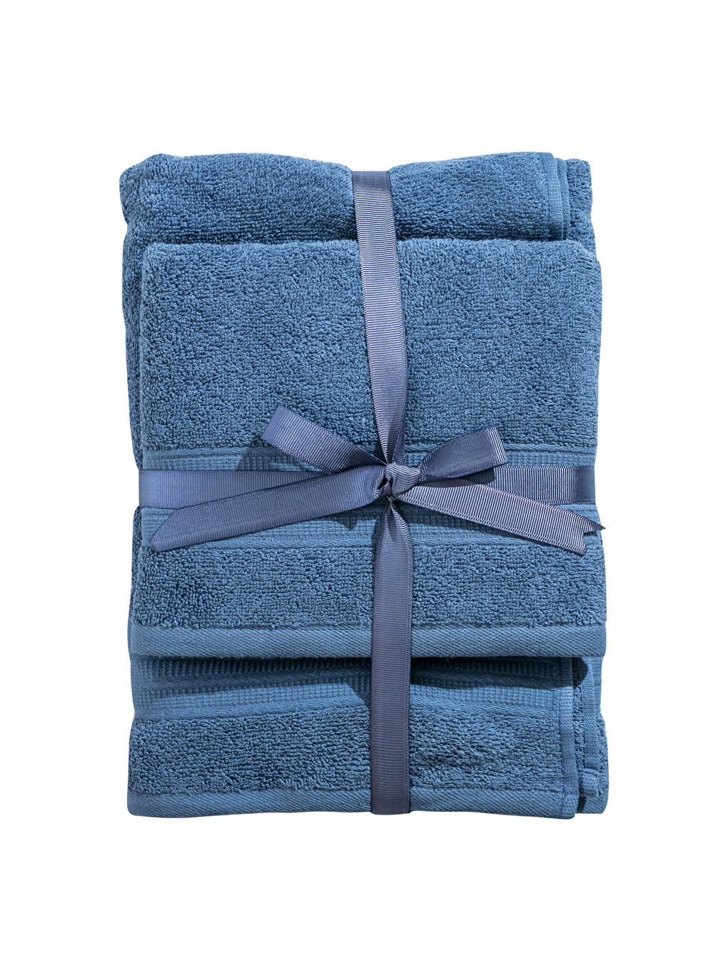 مجموعة فوط حمام قطن سادة - مجموعتين-4