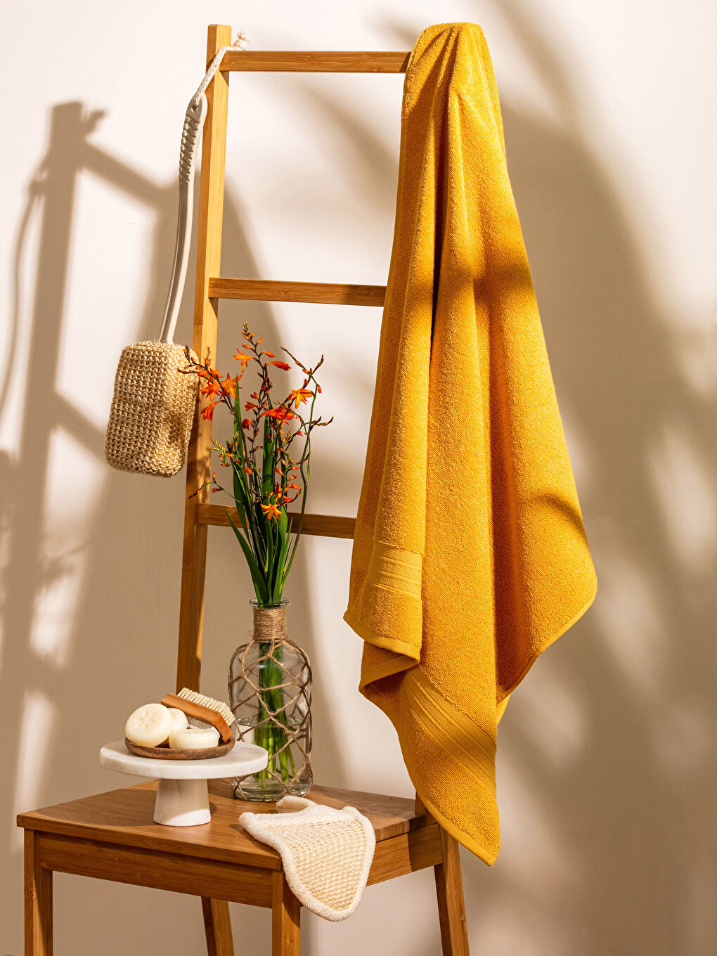 Plain Cotton Bath Towel 70x140 Cm -W2EQ67Z8-GCY