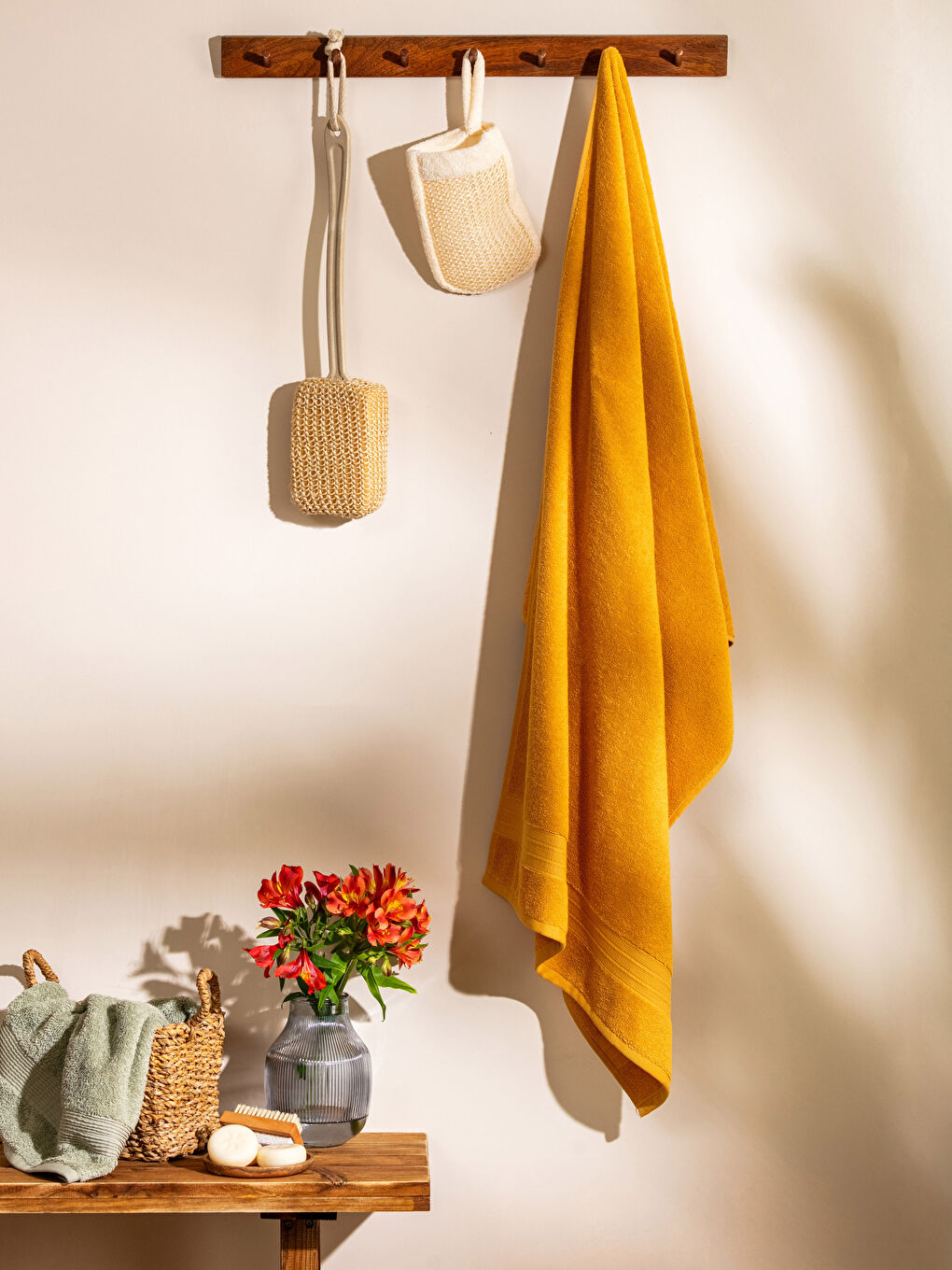 Plain Cotton Bath Towel 70x140 Cm -W2EQ67Z8-GCY