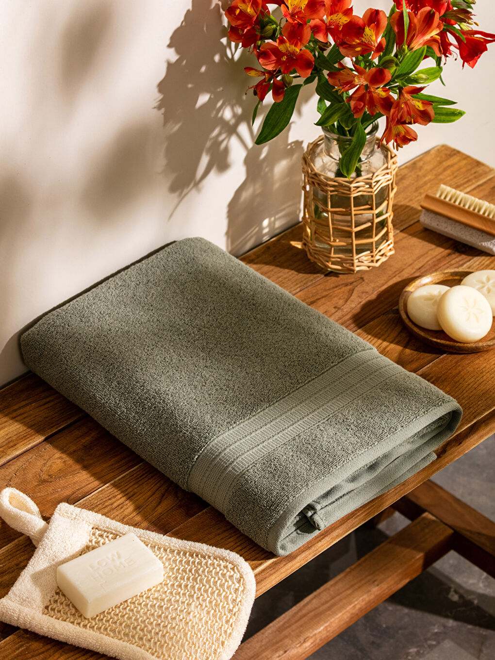 Plain Cotton Bath Towel 70x140 Cm-2