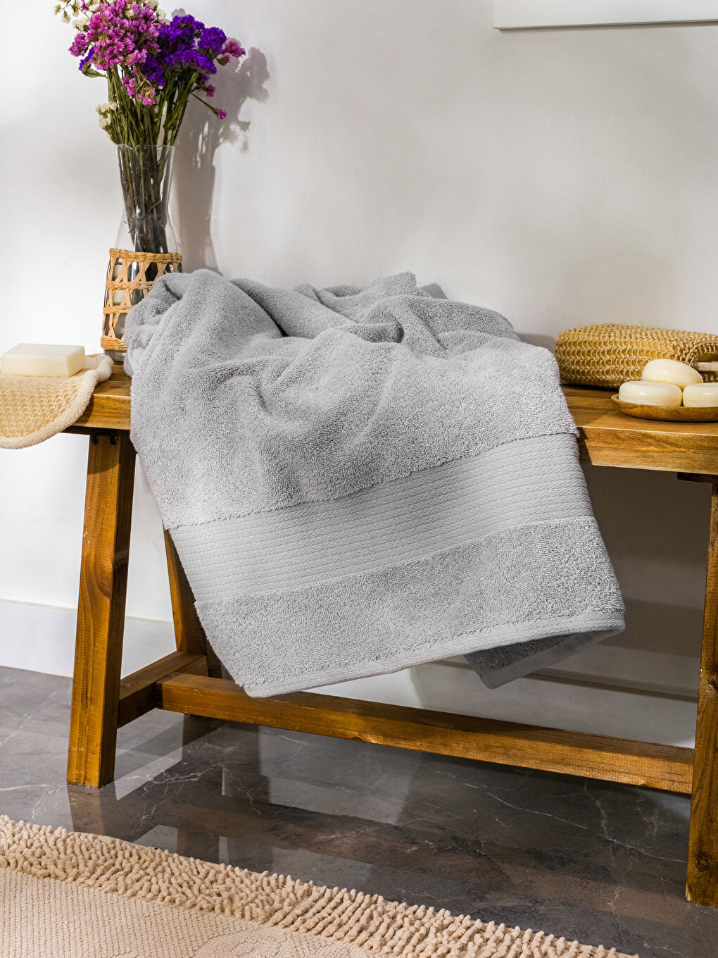 Plain Bath Towel 70x140 Cm