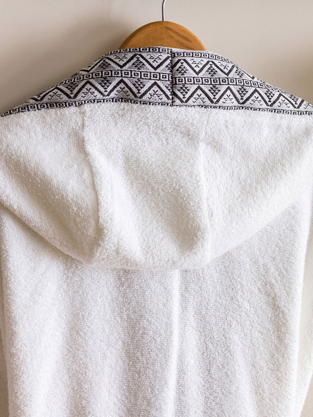 Cotton Hooded Women's Bathrobe-3