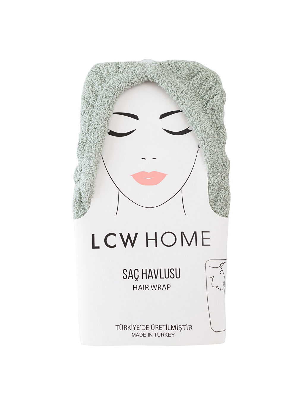 منشفة شعر قطن للسيدات-2