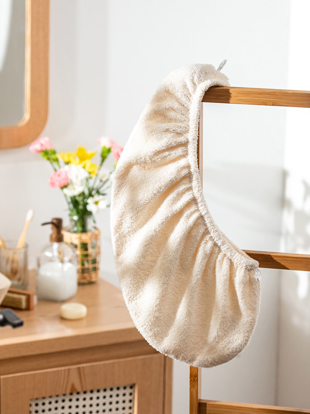 Serviette à cheveux en coton pour Femmes