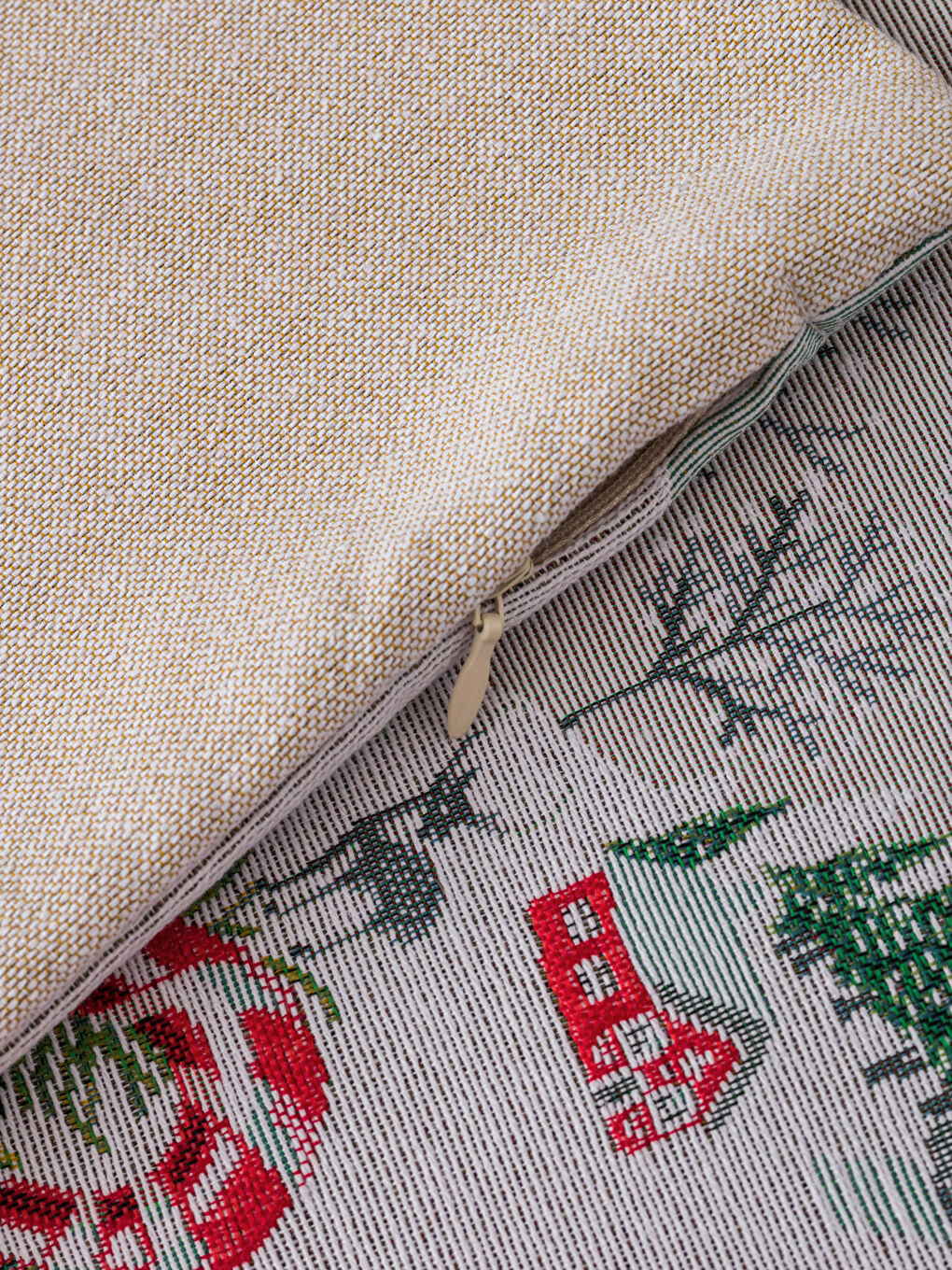 LCW HOME Christmas Themed Tapestry Pillow Cover 45x45 Cm -W2FC53Z8-F9C