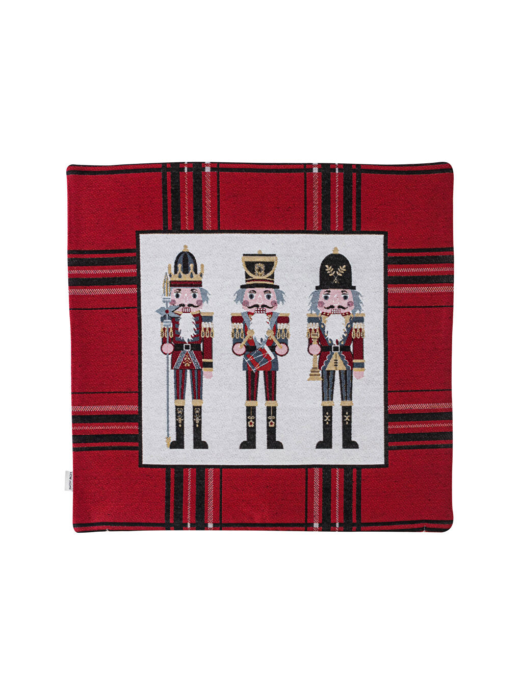 LCW HOME Nutcracker Patterned Tapestry Throw Pillow 45x45 Cm -W2FC55Z8-F9C