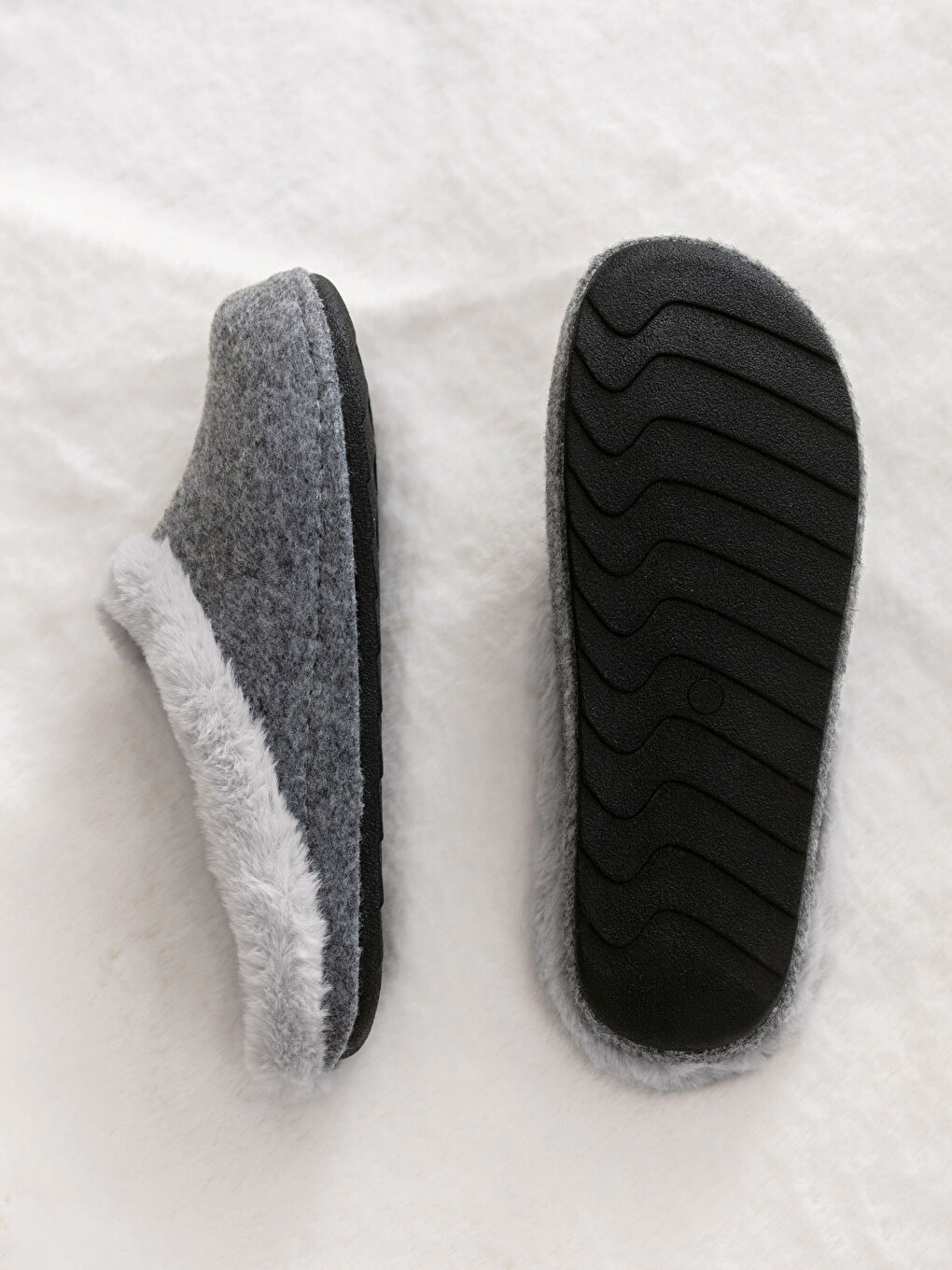 Gri Kadın Ev Terliği-3