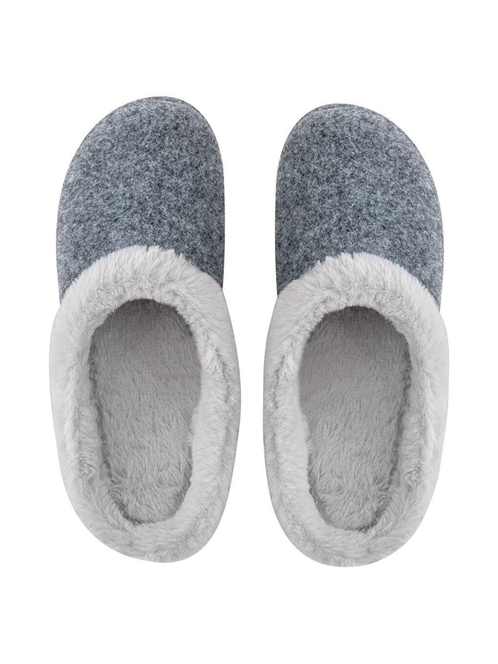 Gri Kadın Ev Terliği-5