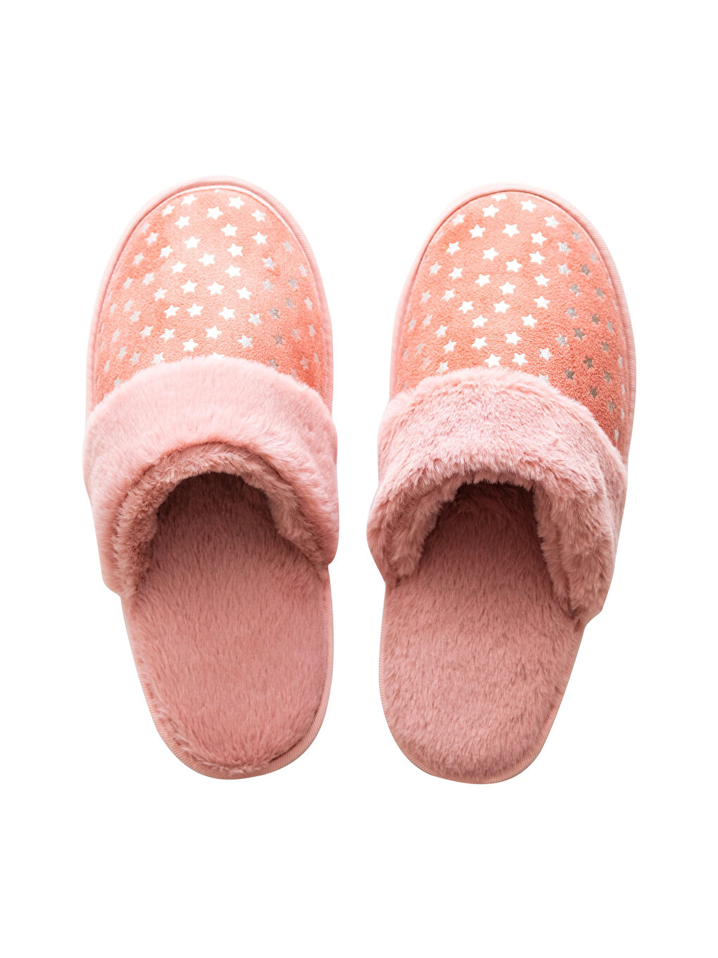 Papuci de Casă Imprimați din Pluș pentru Femei-5