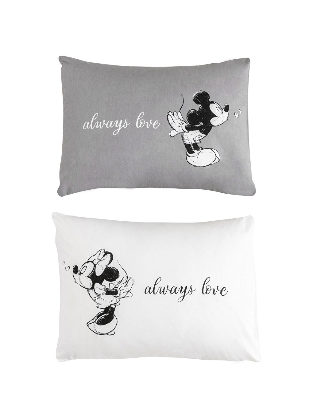 Mickey and Minnie Mouse Printed Children's Pillow Case 2-Piece 50x70 Cm-4
