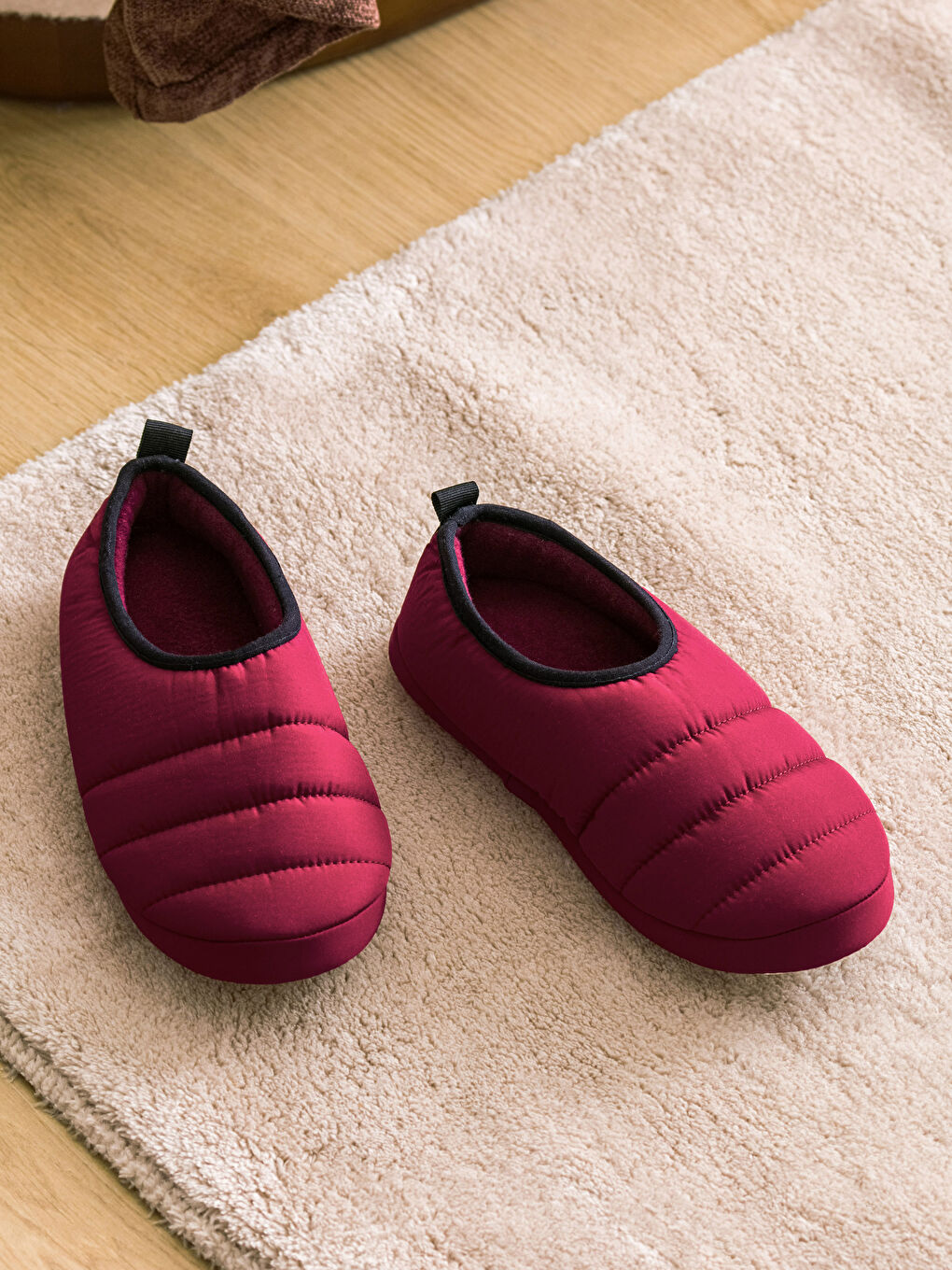 Bordo Kadın Ev Ayakkabısı-1