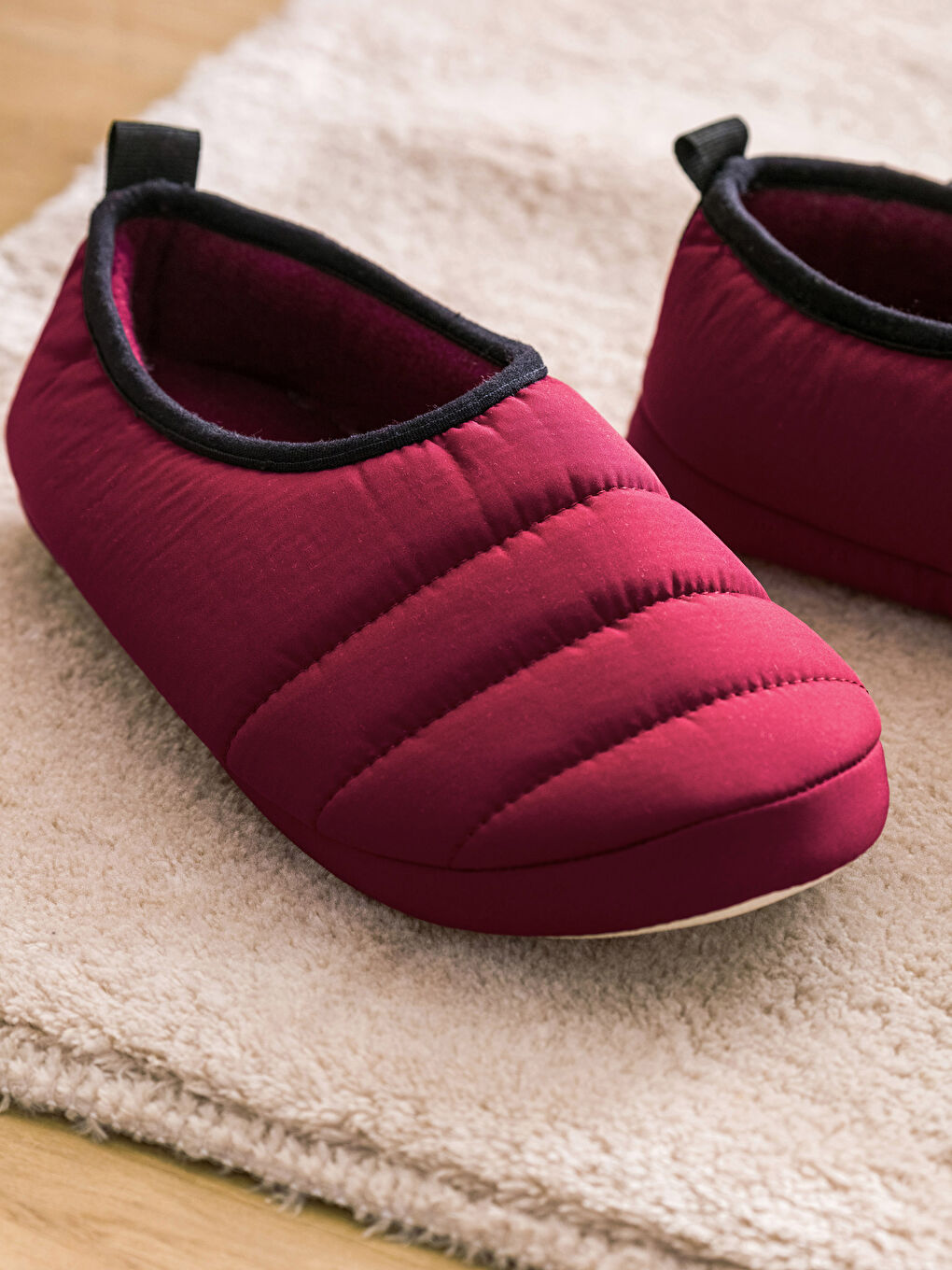 Bordo Kadın Ev Ayakkabısı-2