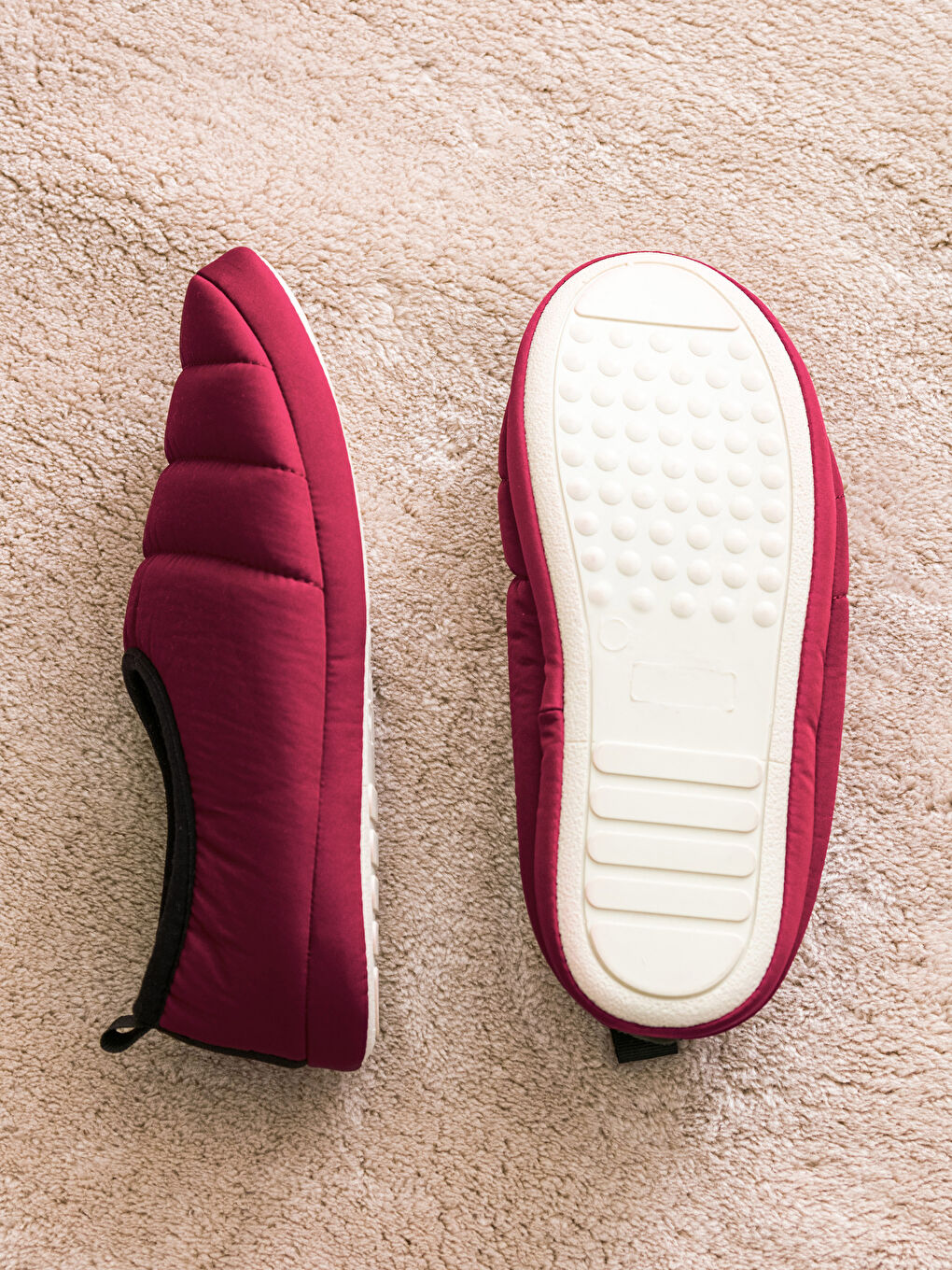 Bordo Kadın Ev Ayakkabısı-3