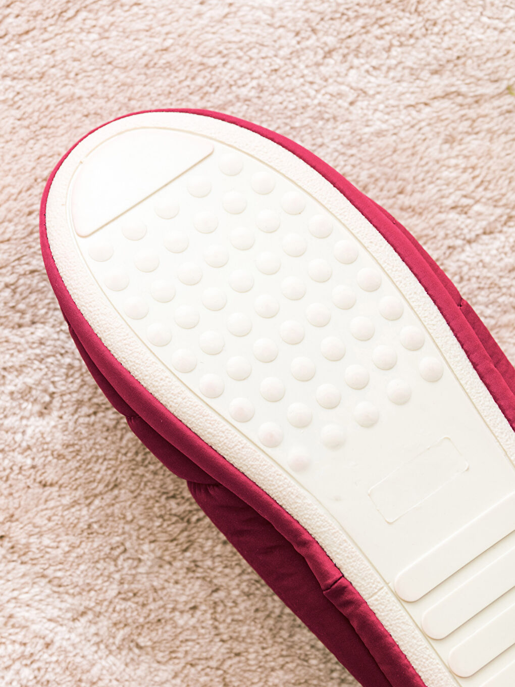 Bordo Kadın Ev Ayakkabısı-4