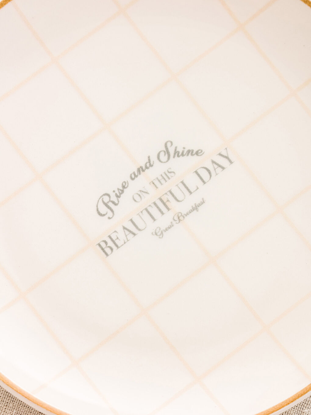 Karışık Baskılı Seramik Pasta Tabağı 20 cm-2