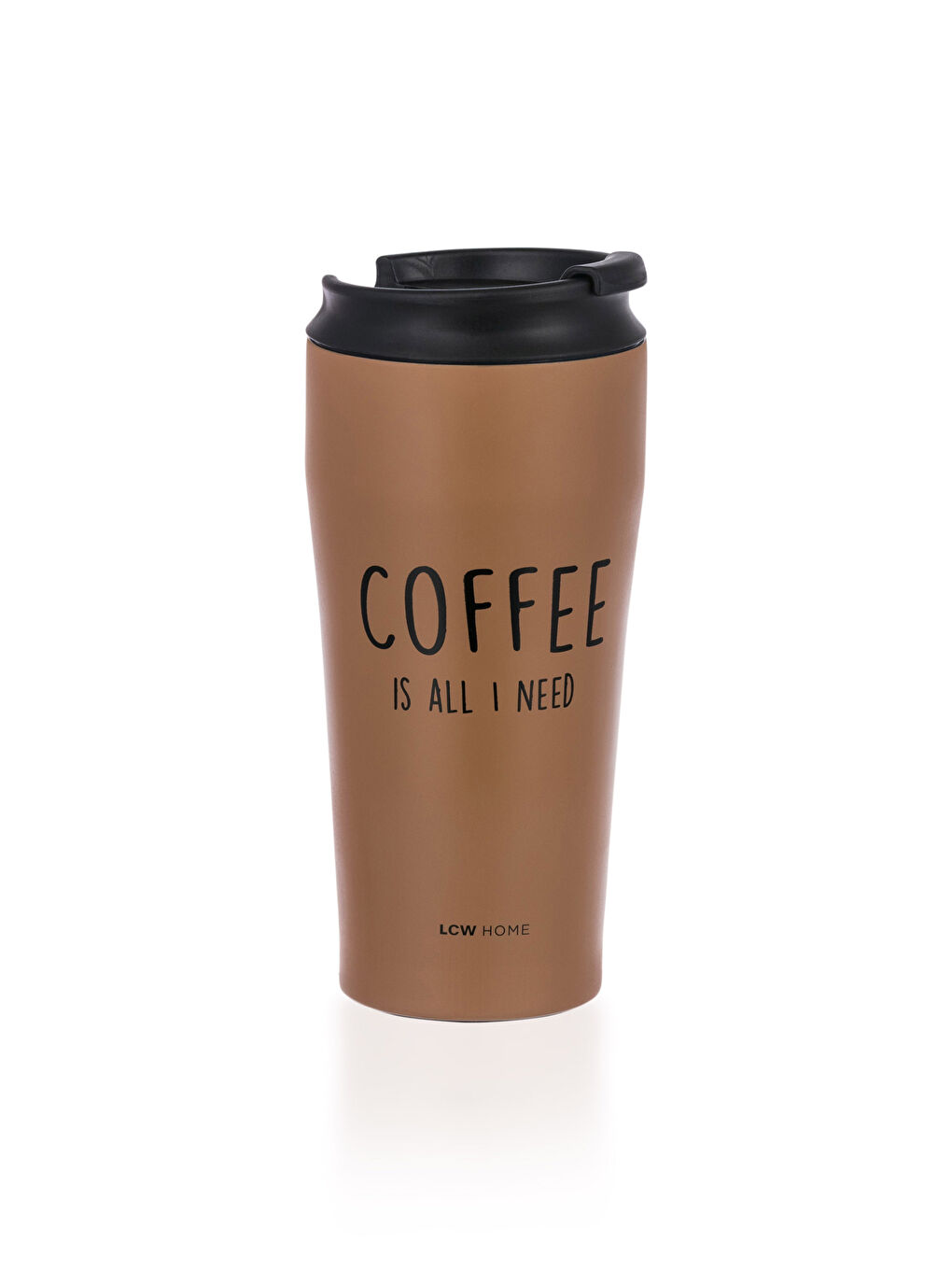 Kahverengi Baskılı Çelik Termos 400 ml-5