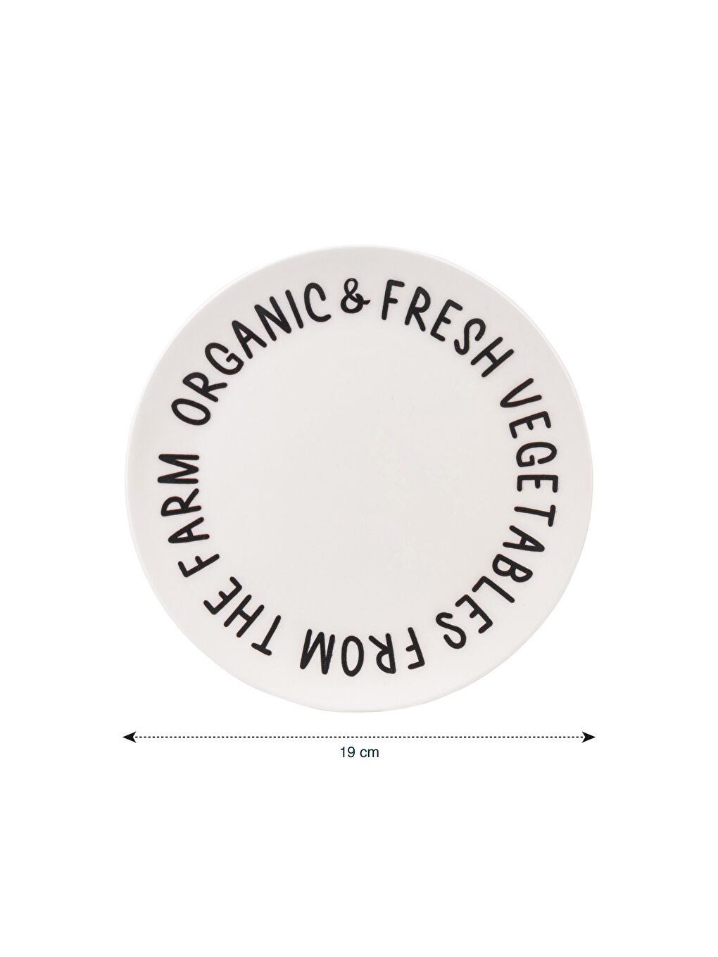 Karışık Baskılı Seramik Pasta Tabağı 19 cm-3