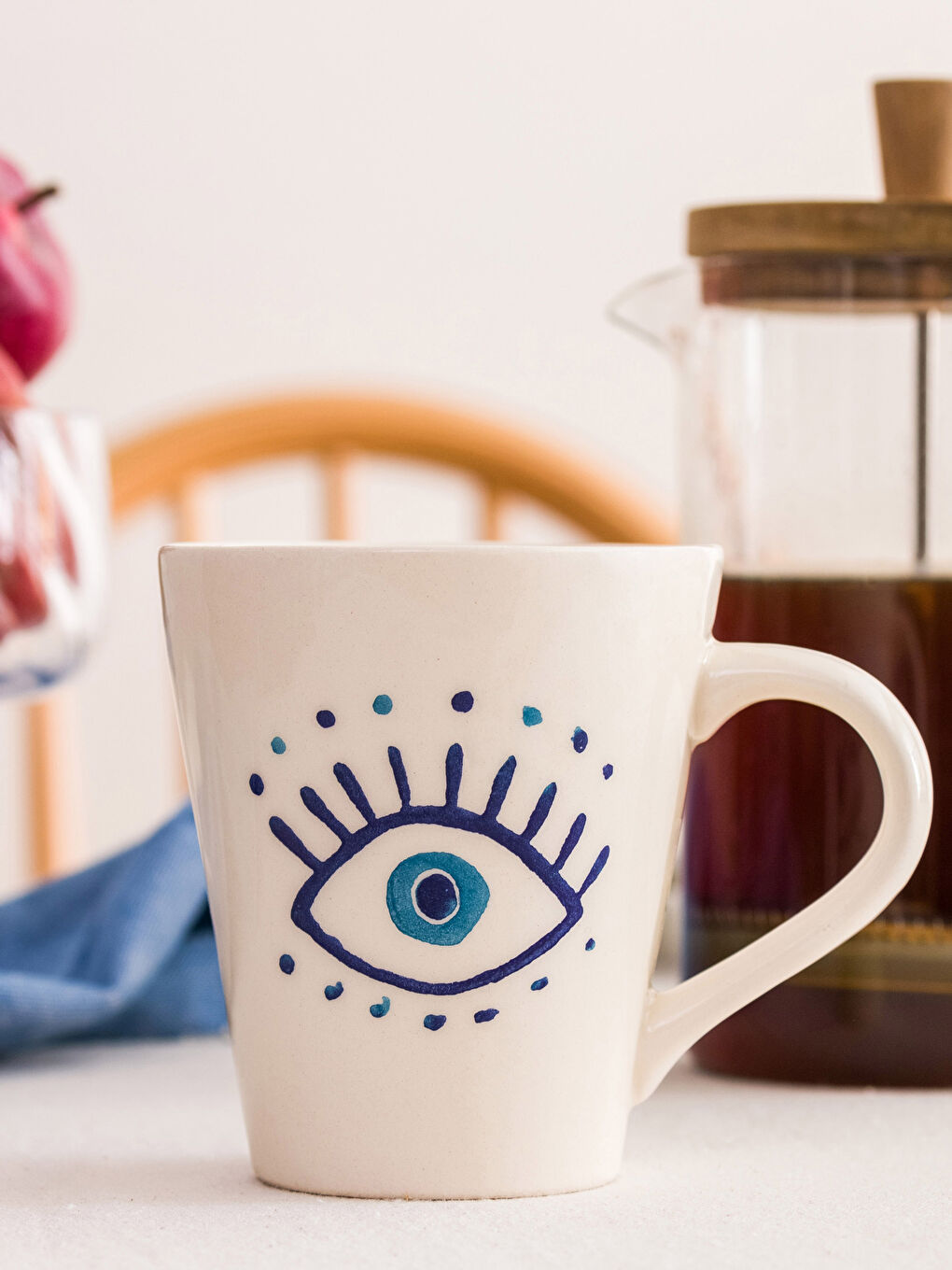 Patterned Ceramic Mug 400 Ml-2