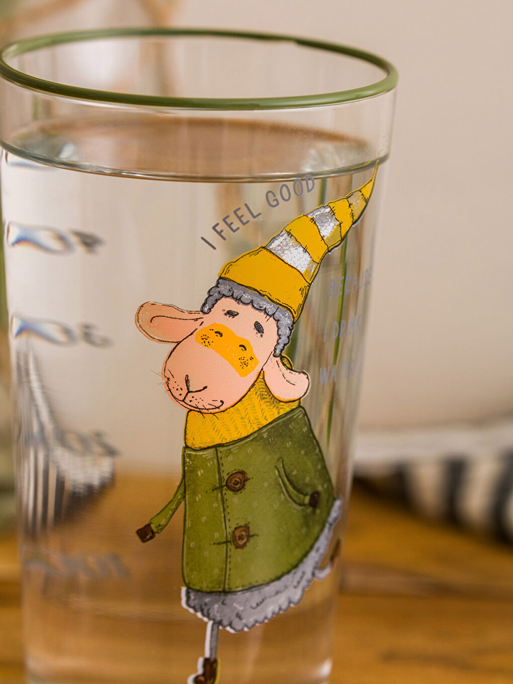 Karışık Baskılı Cam Su Bardağı 570 ml-3