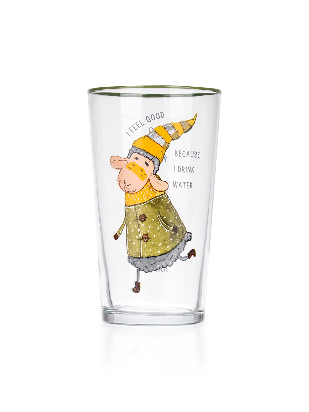 Karışık Baskılı Cam Su Bardağı 570 ml-4