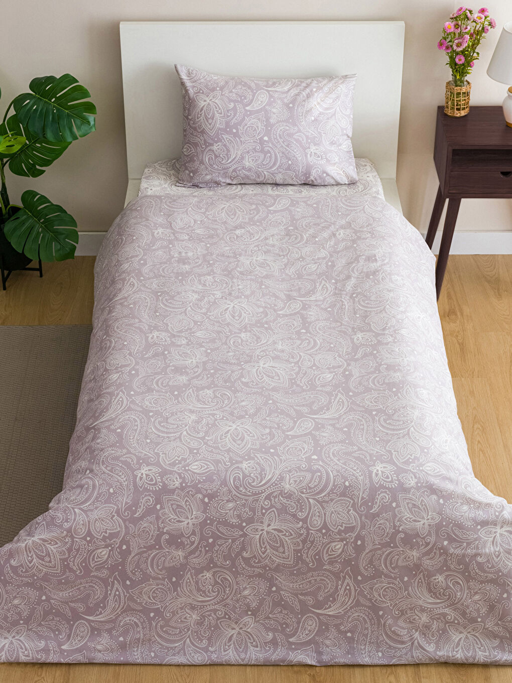 Ethnic Patterned Single Duvet Cover Set-1