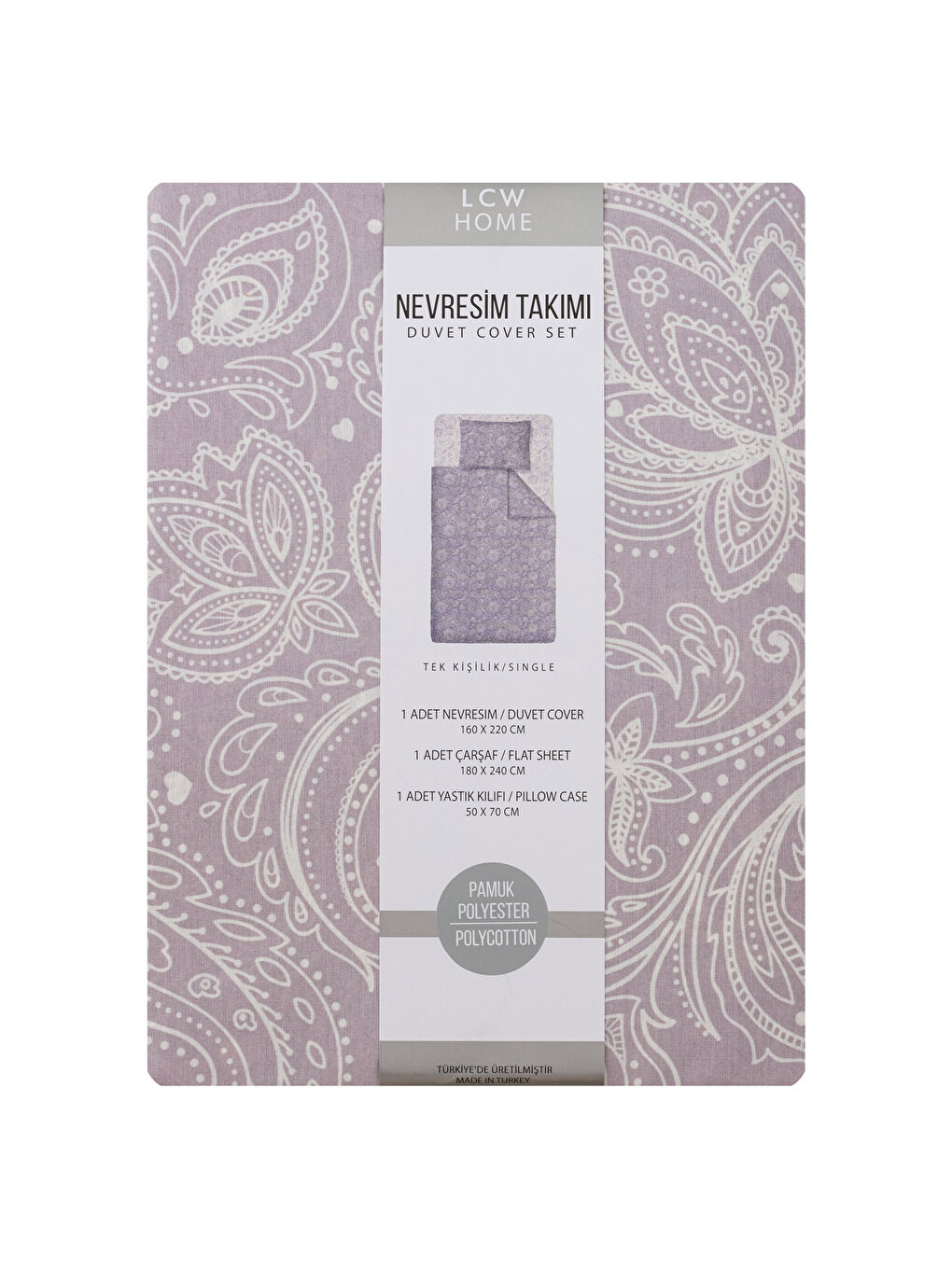 Ethnic Patterned Single Duvet Cover Set-7