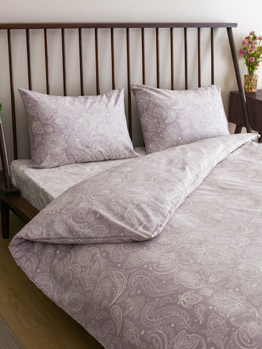 Printed Cotton Double Duvet Cover Full Set