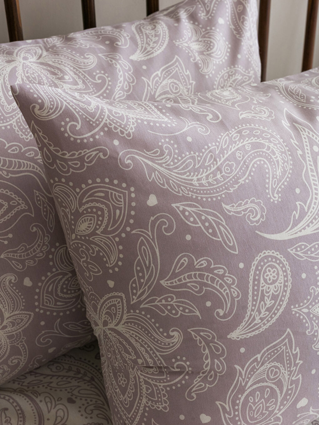 Printed Cotton Double Duvet Cover Full Set-3