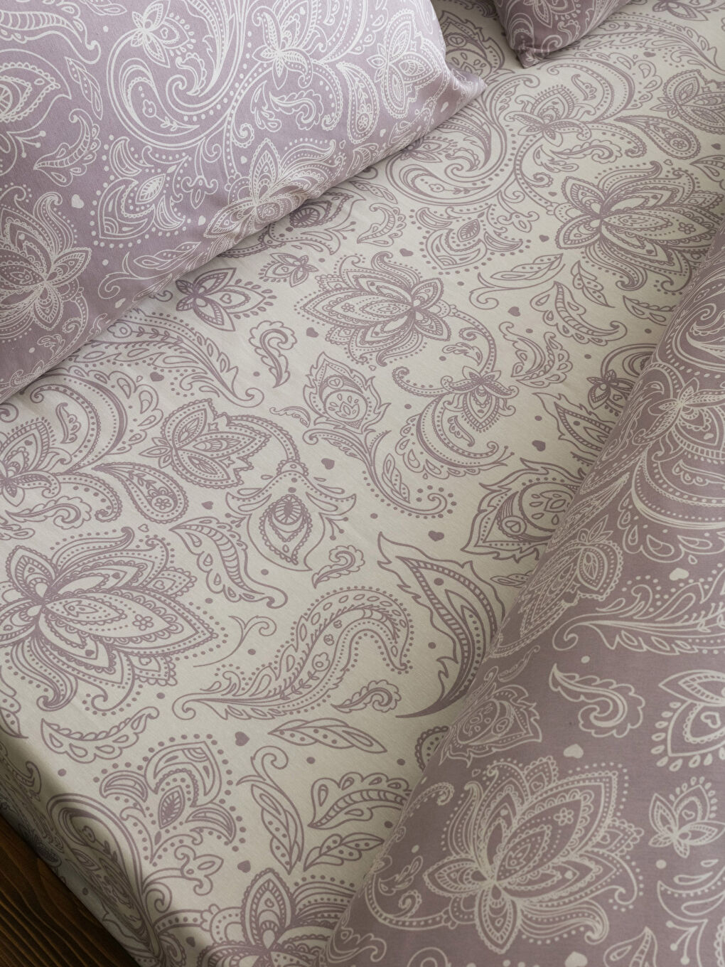 Printed Cotton Double Duvet Cover Full Set-4