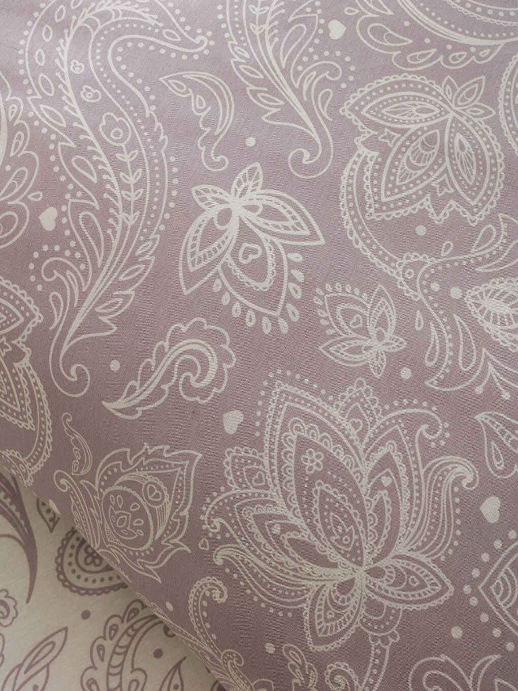 Printed Cotton Double Duvet Cover Full Set-5