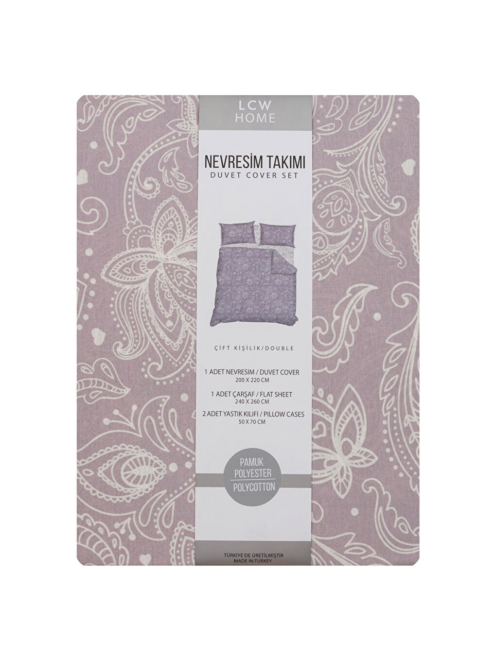 Printed Cotton Double Duvet Cover Full Set-7