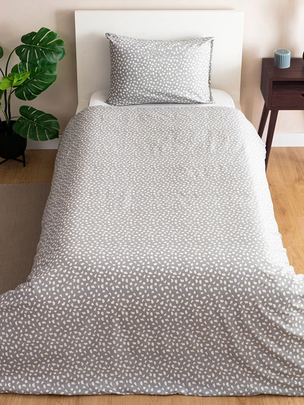 Patterned Single Bed Duvet Cover Set-1