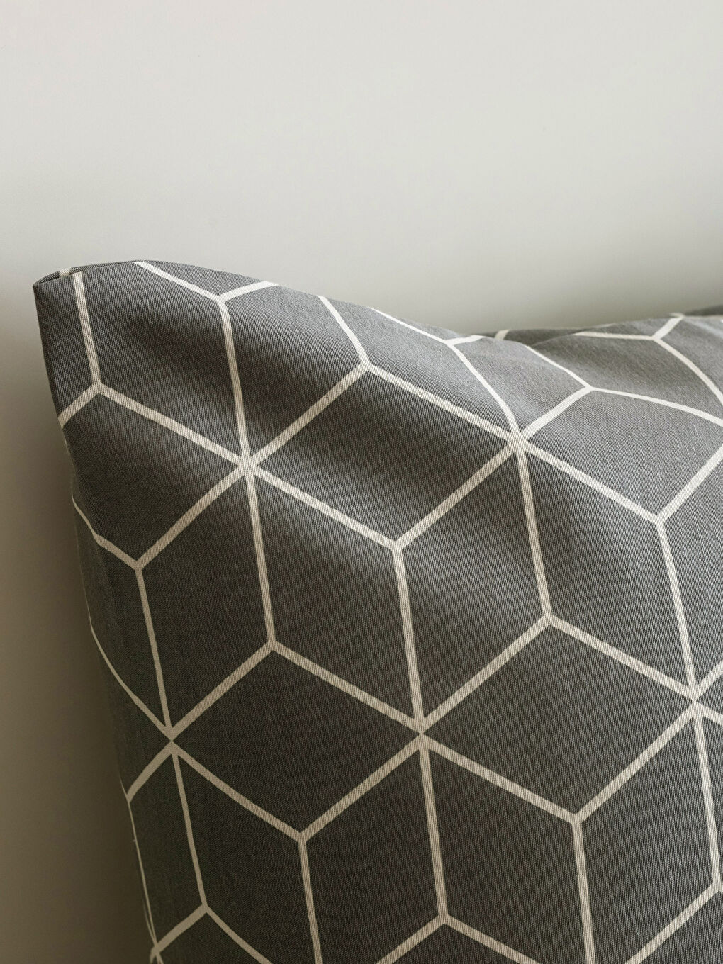 Geometric Patterned Single Duvet Cover Set -W2G522Z8-LRW