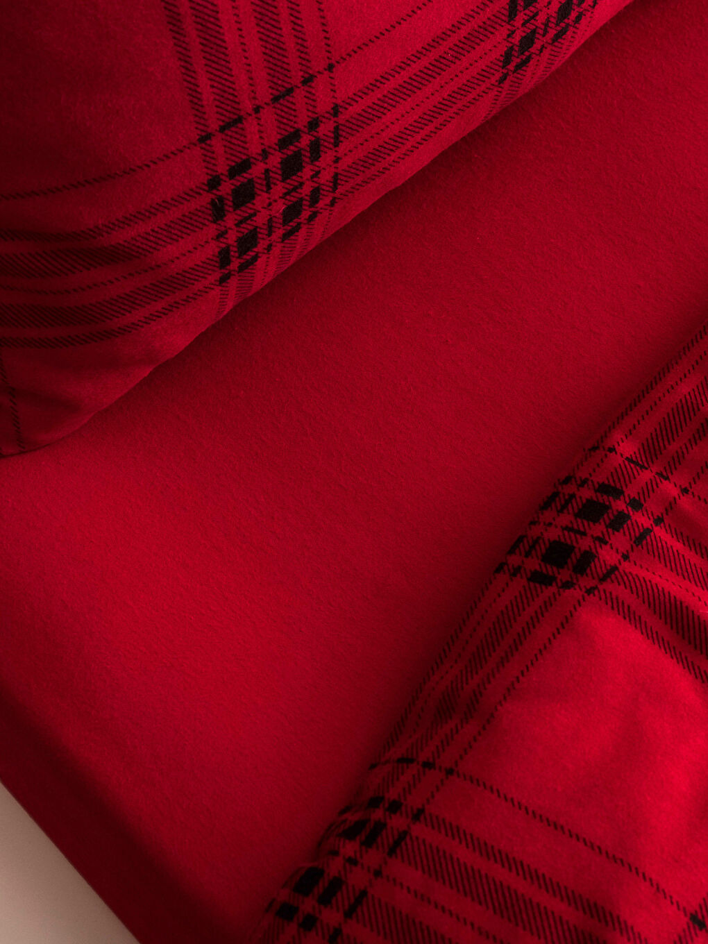 Karışık Ekose Desenli Tek Kişilik Nevresim Takımı-4