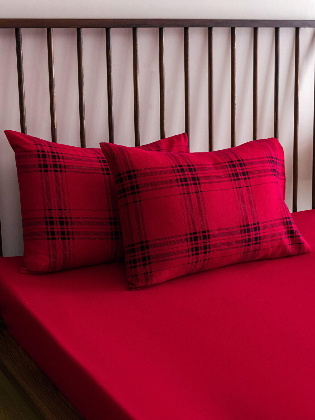 Karışık Ekose Desenli Çift Kişilik Nevresim Takımı-2