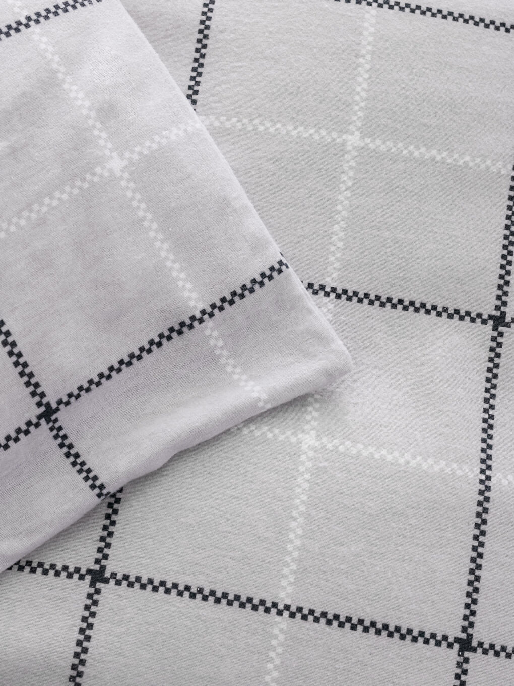 Patterned Cotton Single Duvet Cover Set-5