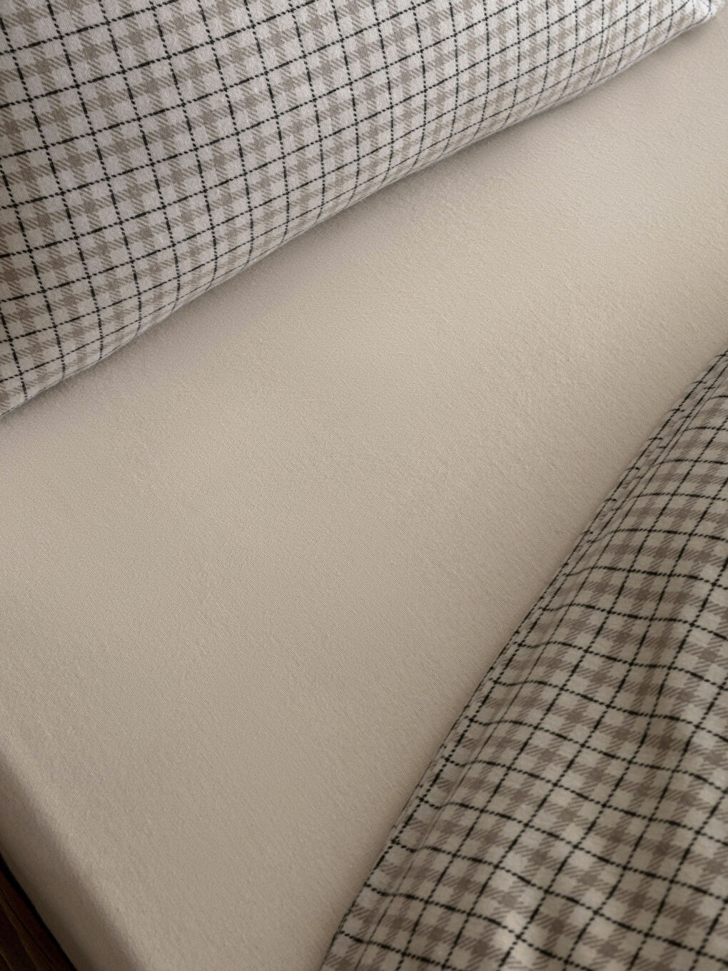 LCW HOME مجموعة غطاء لحاف مزدوج كاروهات -W2G587Z8-F9C