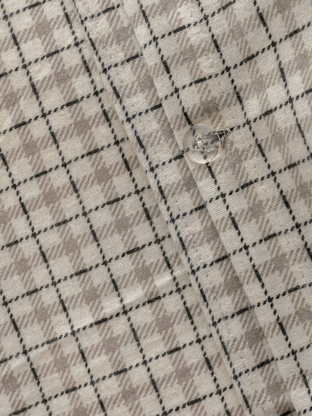 LCW HOME مجموعة غطاء لحاف مزدوج كاروهات -W2G587Z8-F9C