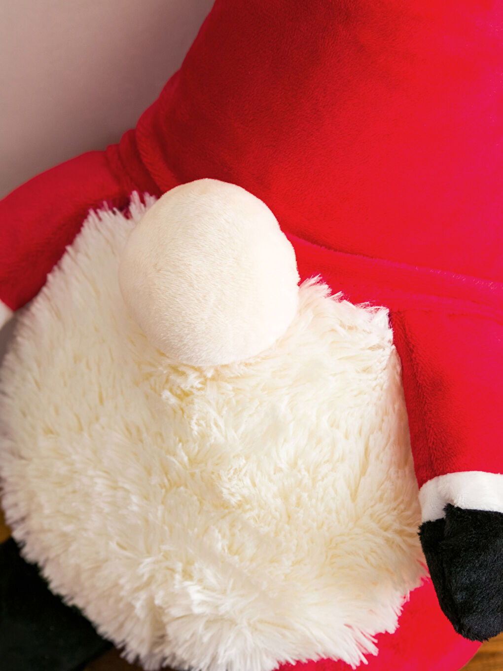 Коледен плюшен орнамент във форма на къща-2