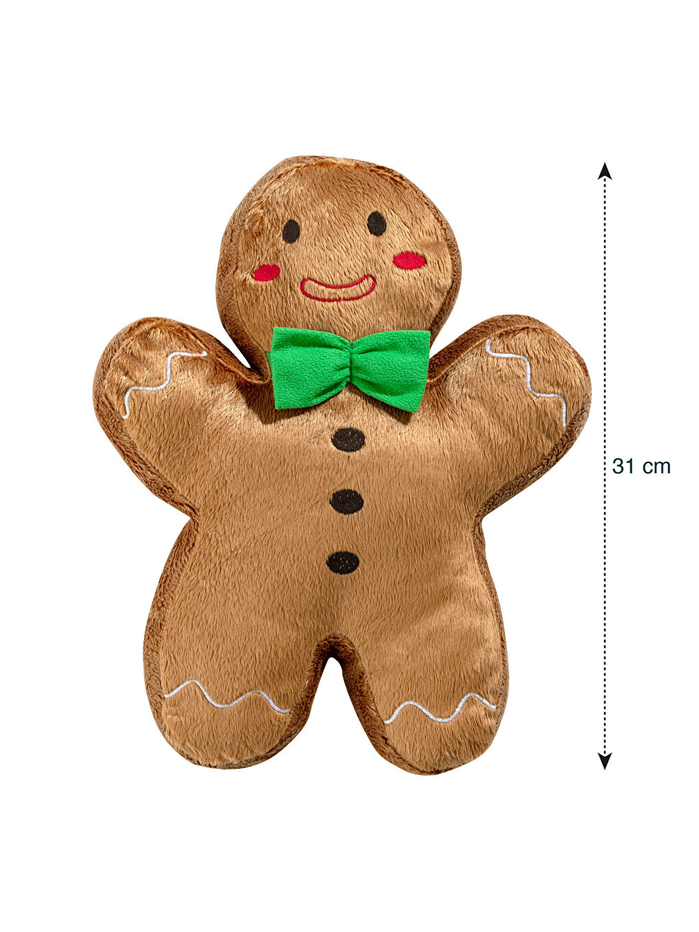 Pernă de Pluș Brodată Umplută pentru Bebelusi 31 Cm-4